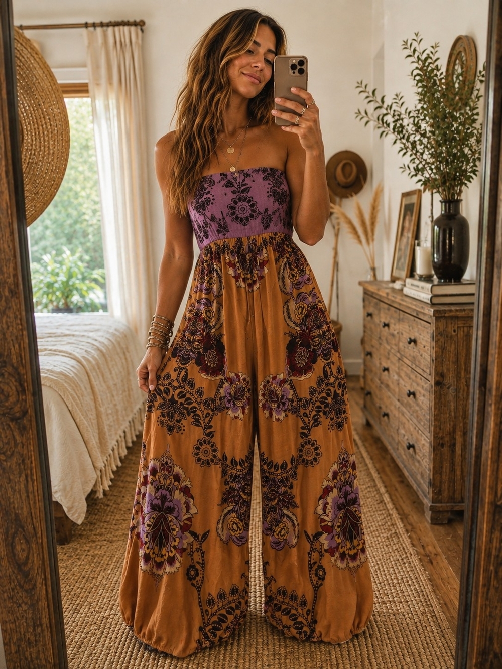 Free People Indio Sun Wide Leg Jumpsuit